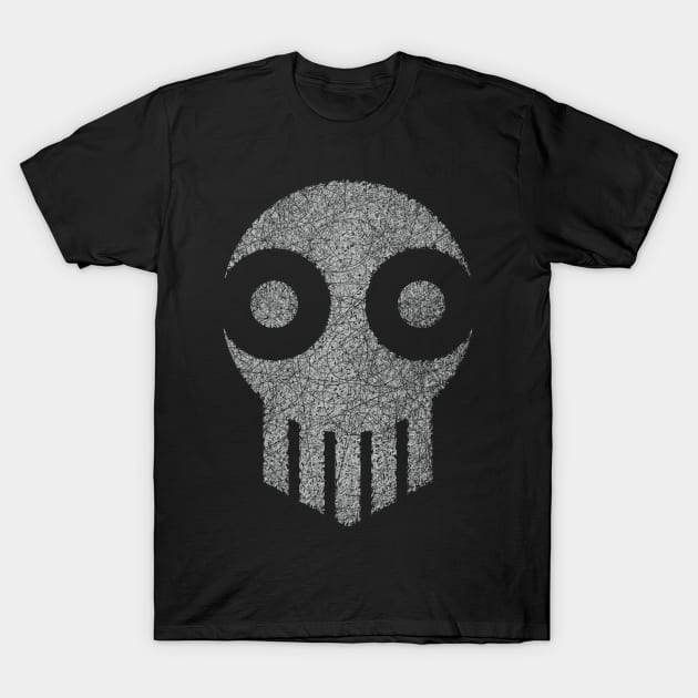 Skull White T-Shirt by GeeTee